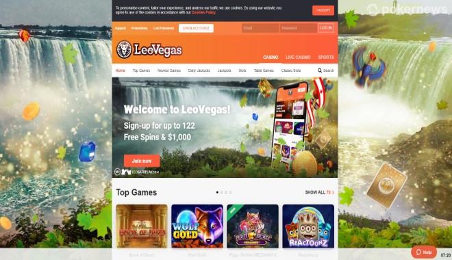 LeoVegas Low Wagering Casino