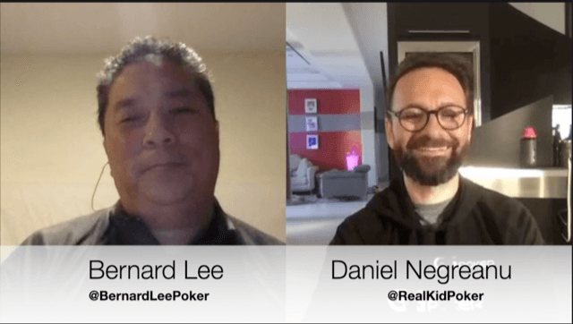 Bernard Lee is joined by Daniel Negreanu.