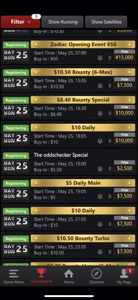 Special oddschecker