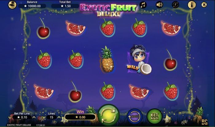 Exotic Fruits Deluxe Slot Machine Game Online