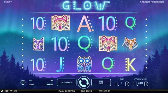glow netent slot