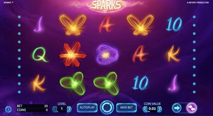 sparks netent slots
