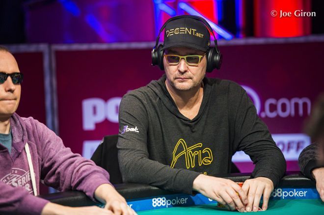Phil Hellmuth at the 2018 WSOP Main Event Feature Table