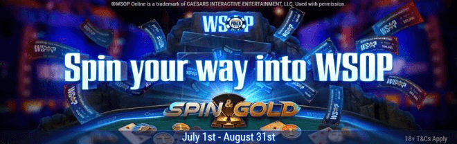 WSOP Online GGPoker Spin & Gold