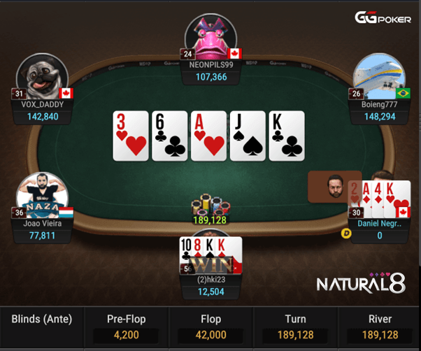 A bad beat for Negreanu