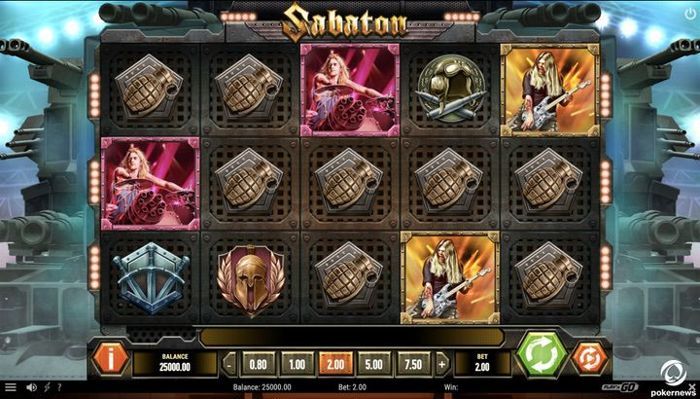 Sabaton New Slot Play n Go