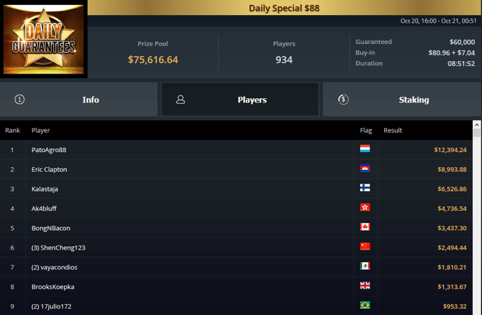 daily special ggpoker