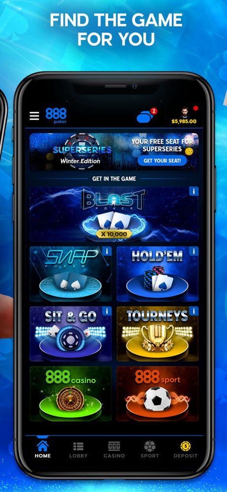 888poker mobile app portrait lobby