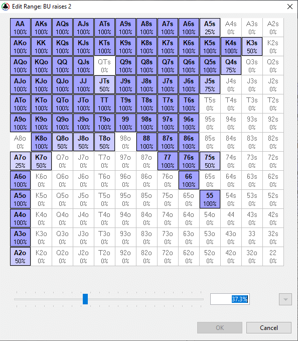 20bb BTN minraising range (HoldemResources Calculator)