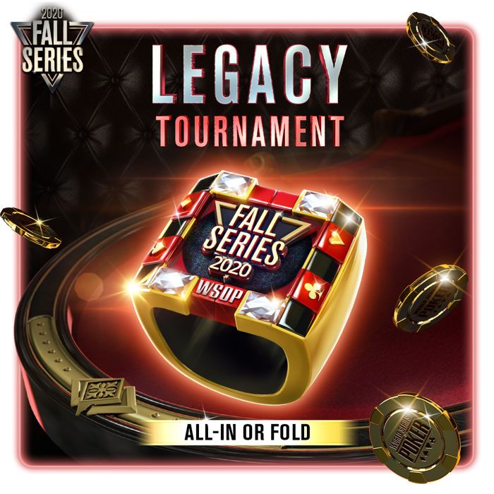 Fall Series 2020 WSOp App Legacy All In or Fold