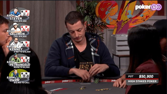 Dwan is de katalysator voor een grote preflop all-in