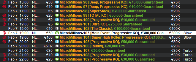 micromillions main event