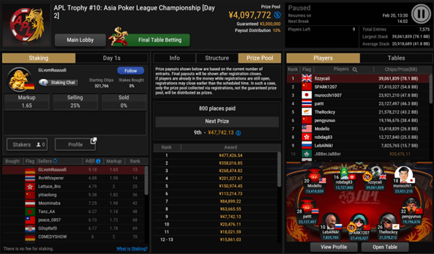 Natural8 Asia Poker League Championship