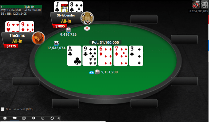 partypoker PKO final hand