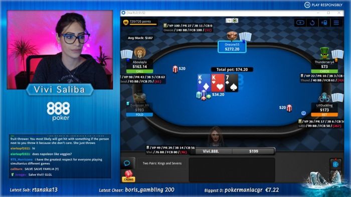 Vivian Saliba 888poker Stream