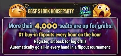 GGPoker Spring Festival Houseparty freeroll tournament