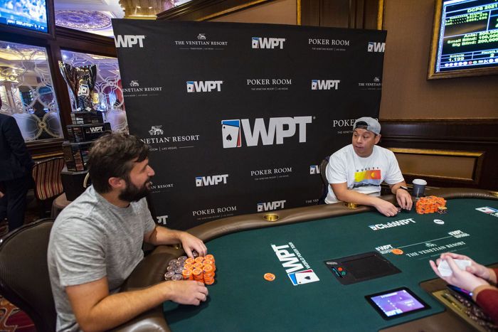 Kepala WPT Venetian Mike Liang Chad Eveslage