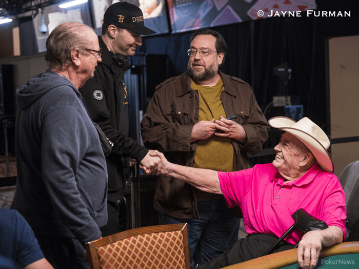 Phil Hellmuth and Doyle Brunson