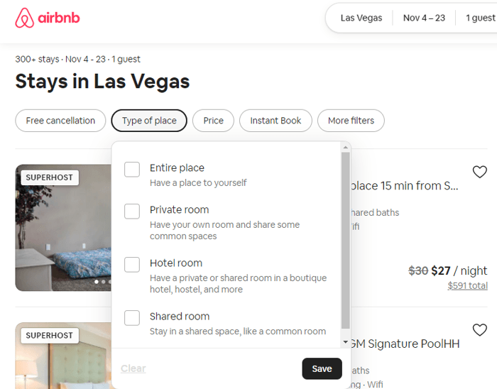 airbnb las vegas