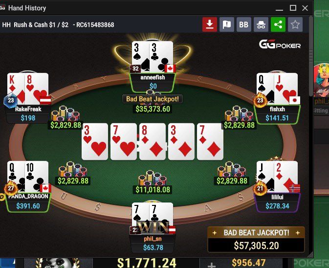 GGPoker simplificou Regras do Bad Beat Jackpot