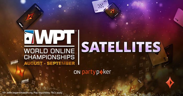 WPT World Online Championships Satellites Running Now