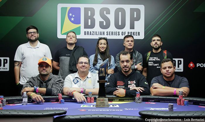 Mesa Final do Main Event do BSOP São Paulo 2022