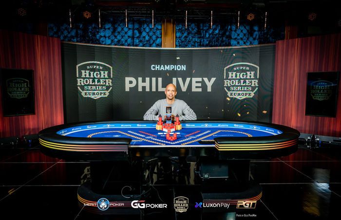 Phil Ivey campeão super high roller series Europe 2022