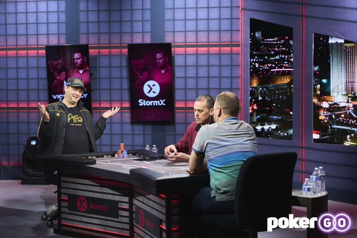 Hellmuth and Seiver battle.