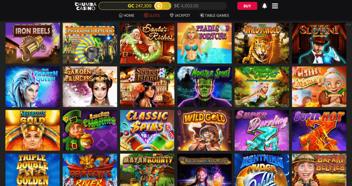 Chumba Casino Games