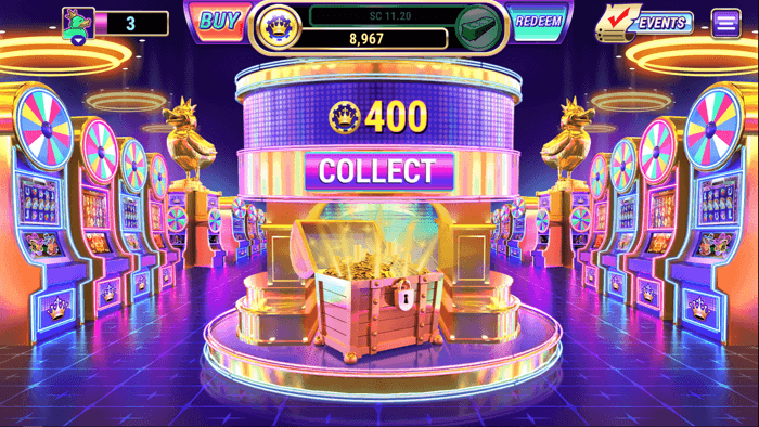 Collect Coins Luckyland Slots