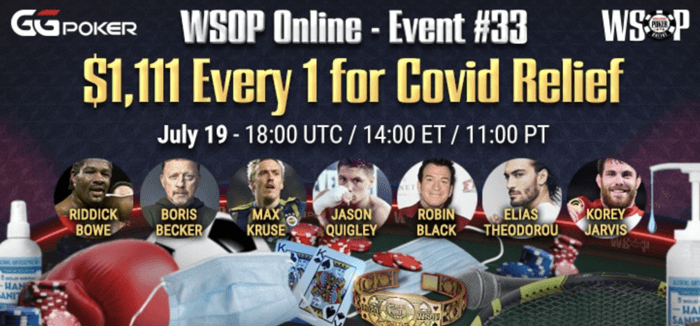 WSOPC Ring Event 1: COVID Charity 1M Gtd