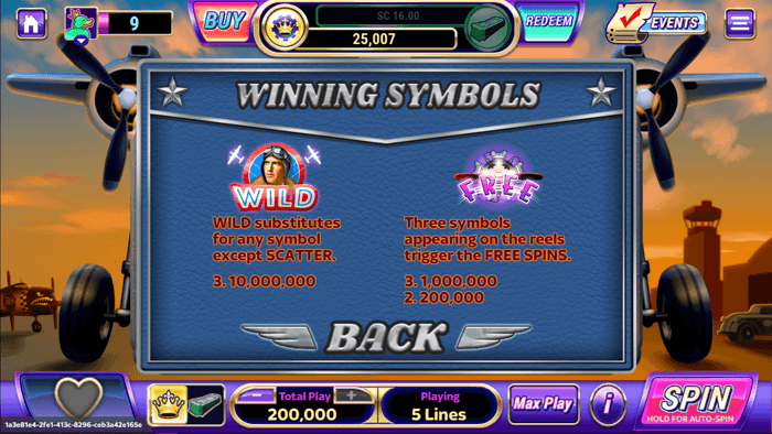 Winning Symbols Luckyland Slots