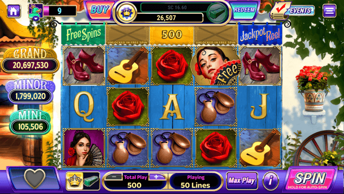 Olé Flamenco Luckyland Slots