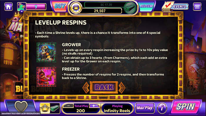 LevelUp Respins Symbols