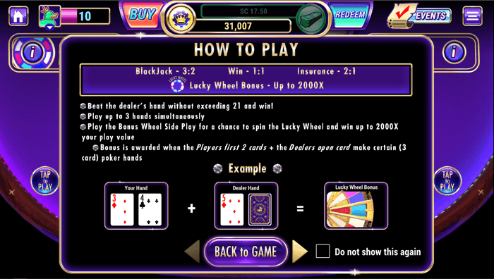 Cara Bermain Slot Blackjack Luckyland