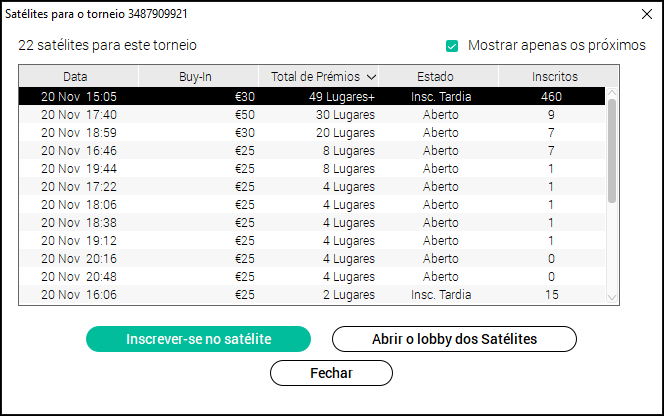 satelites main event secoop