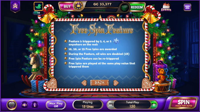 Free Spin Feature Luckyland Slots