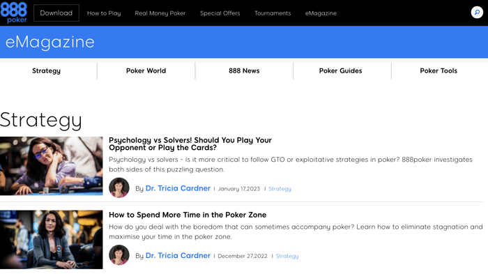 888poker strategy