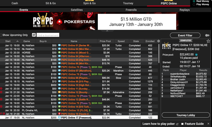 PokerStars PA