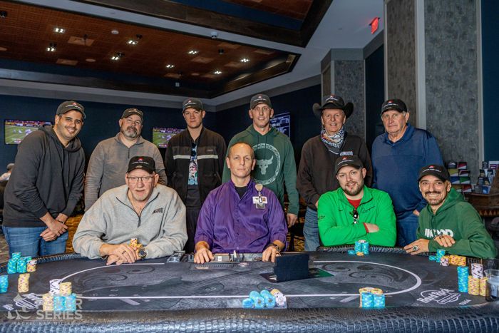 Hard Rock Tulsa January 2023 Main Event Final Table