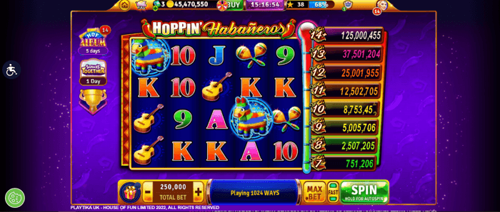 Hoppin Habaneros HOF Slot