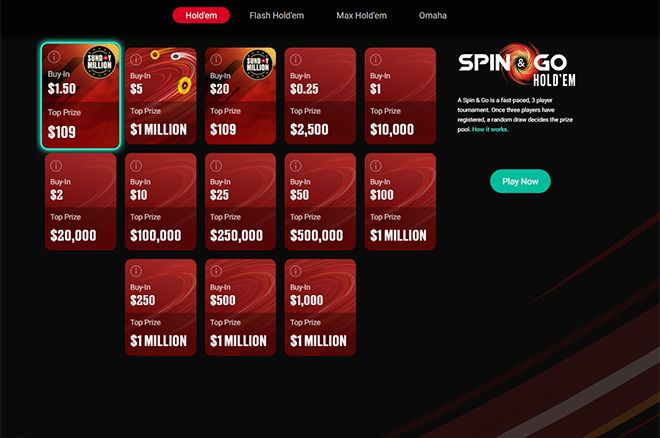 Torneios Spin & Go já estão disponíveis na PokerStars Portugal!