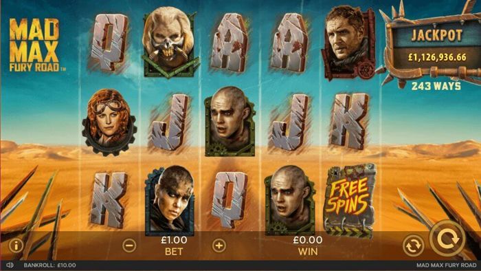 Mad Max Fury Road Megaways Slot