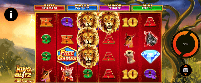 King Blitz Slot bet365 Casino