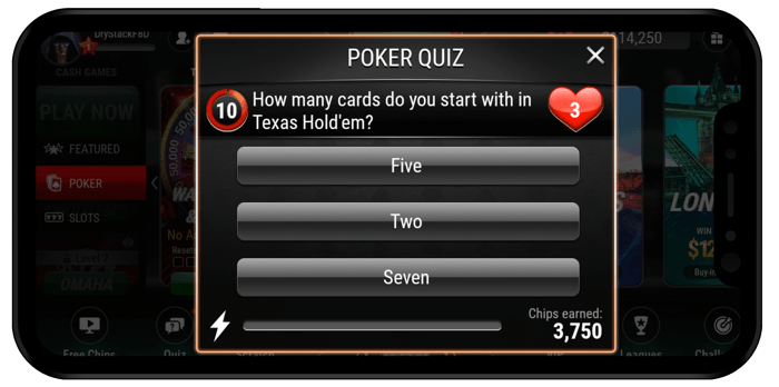 PokerStars Play Quiz