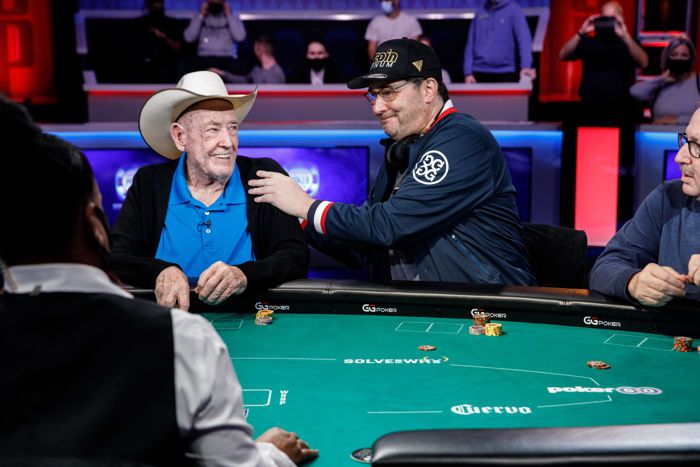 Doyle Brunson and Phil Hellmuth