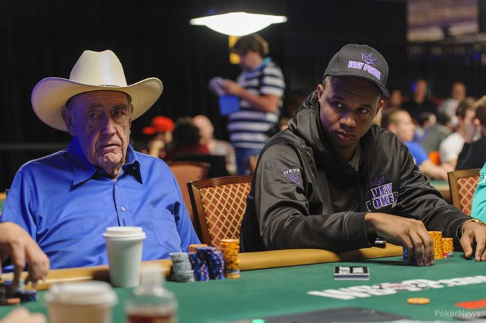 Doyle Brunson and Phil Ivey