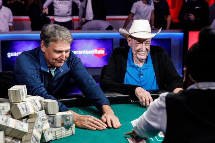 Lon McEachern and Doyle Brunson