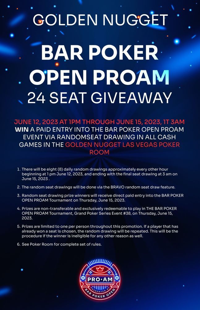 Bar Poker Open Pro-Am