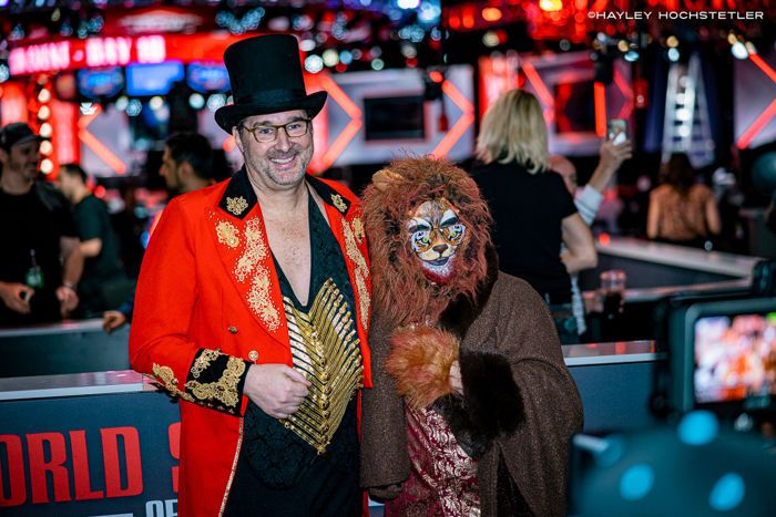 Phil Hellmuth and Dan Cates Make Entrance at 2023 WSOP
